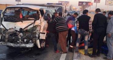 إصابة 15 شخص فى حادث تصادم بدسوق
