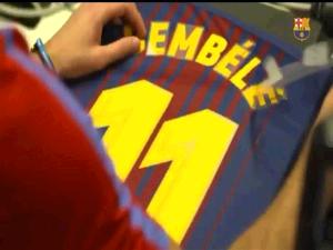 برشلونة يمنح قميص 'نيمار' لعثمان ديمبيلي