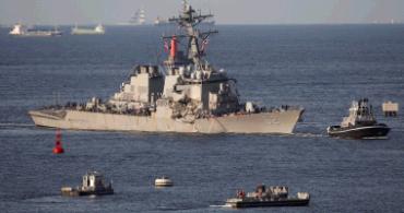 البحرية الأمريكية تنتشل جميع جثث البحارة المفقودين بعد حادث تصادم
