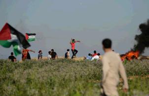 قوات الإحتلال تصيب 6 فلسطينيين في غزة