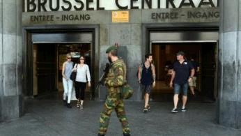 بلجيكا: مقتل رجل هاجم جنودا بسكين وسط بروكسل